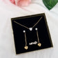 Coffret parure bijoux Coeur