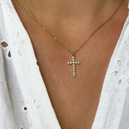 Collier Loane blanc