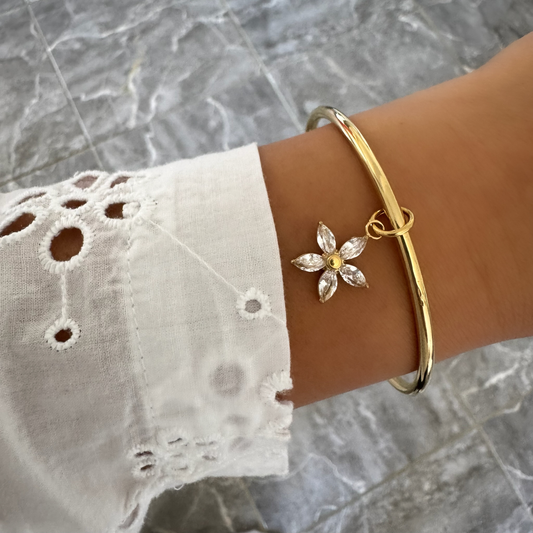 Bracelet jonc Breloque Laurie