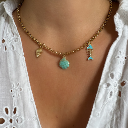 Collier Muriel bleu