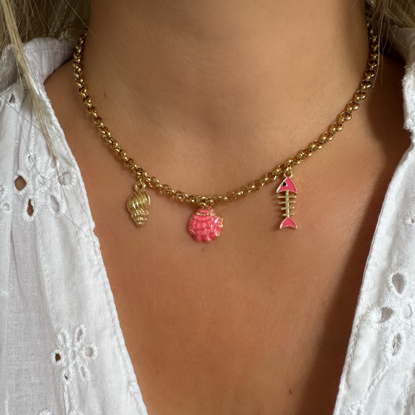 Collier Muriel rose
