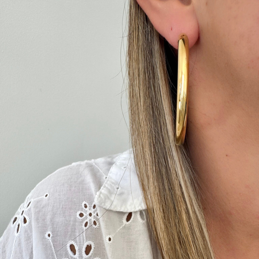 Boucles d'oreilles créoles Lauriane