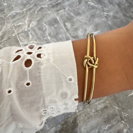 Bracelet jonc Noeud