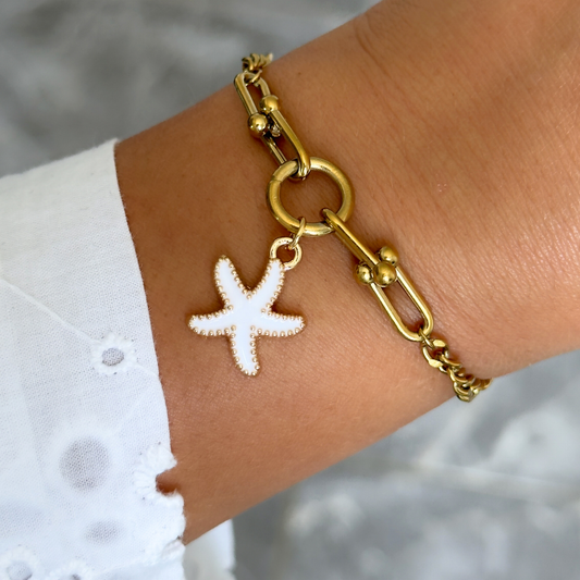 Bracelet Izia blanc