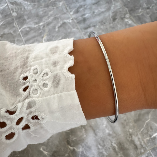 Bracelet jonc Classic argenté