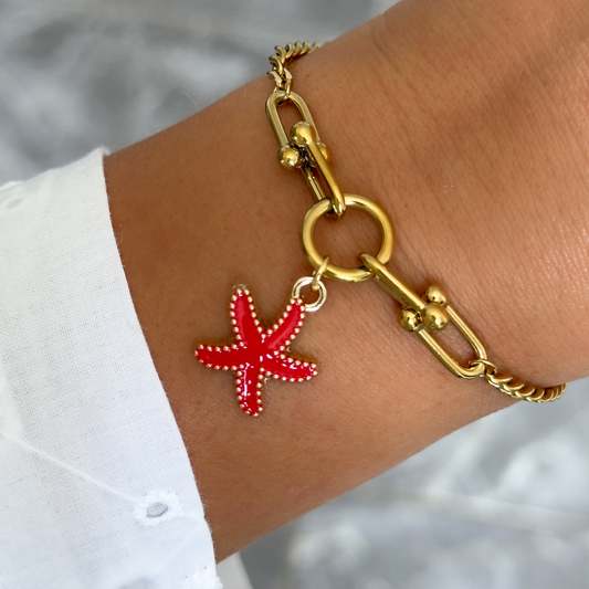 Bracelet Izia rouge