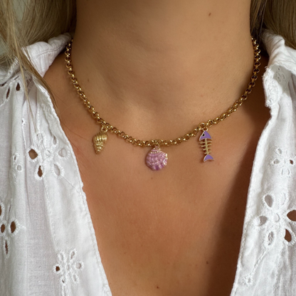 Collier Muriel violet