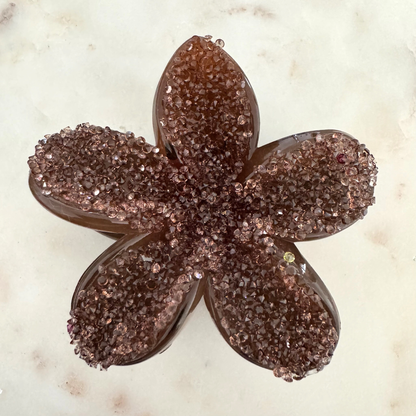 Pince à cheveux Fleur Strass