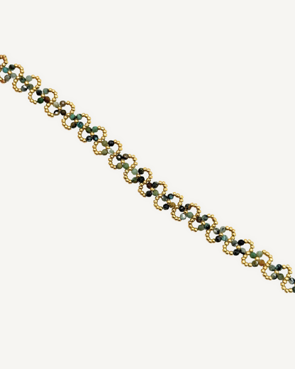 Bracelet Isadora Vert de Gris