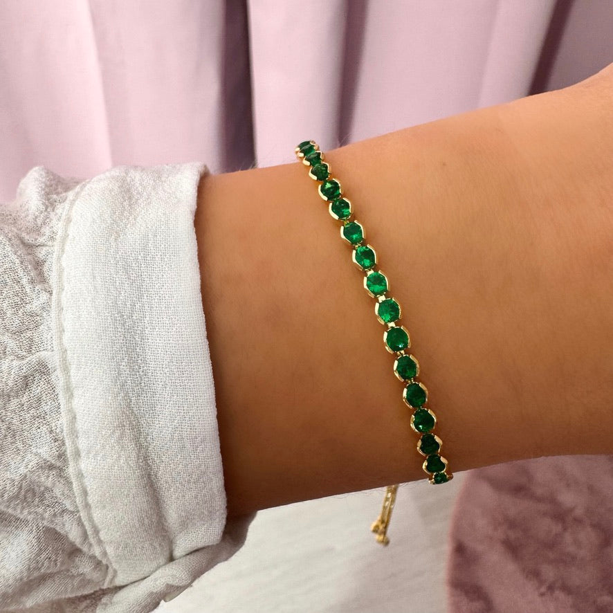 Bracelet Leslie vert