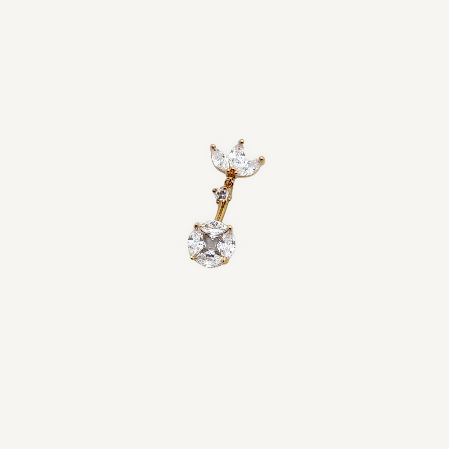 Piercing nombril Fleur Royale