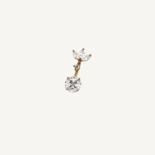Piercing nombril Fleur Royale