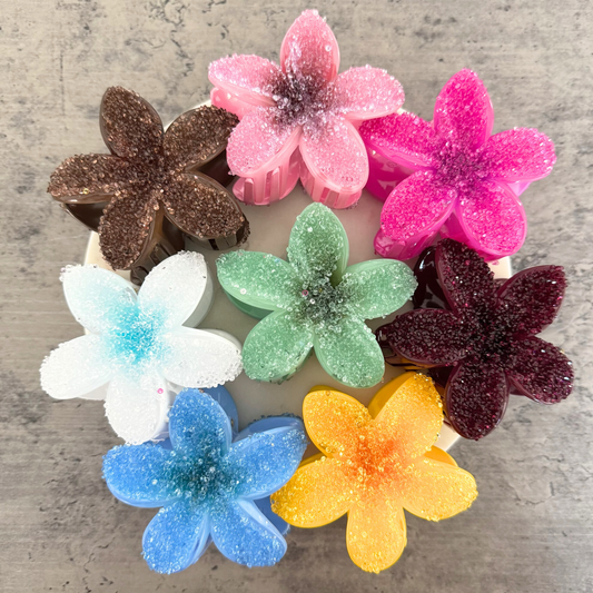 Pince à cheveux Fleur Strass