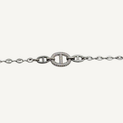 Bracelet Séléna argenté