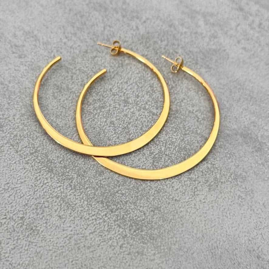 Boucles d'oreilles créoles Elya