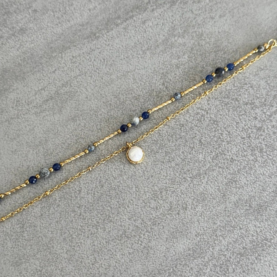 Bracelet Roselle bleu