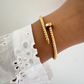Bracelet jonc Clou Perla doré