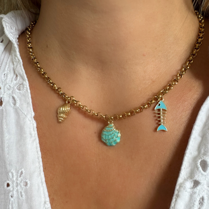 Collier Muriel bleu