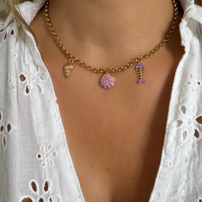 Collier Muriel violet