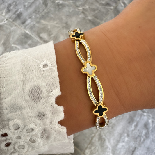 Bracelet jonc Elyn doré