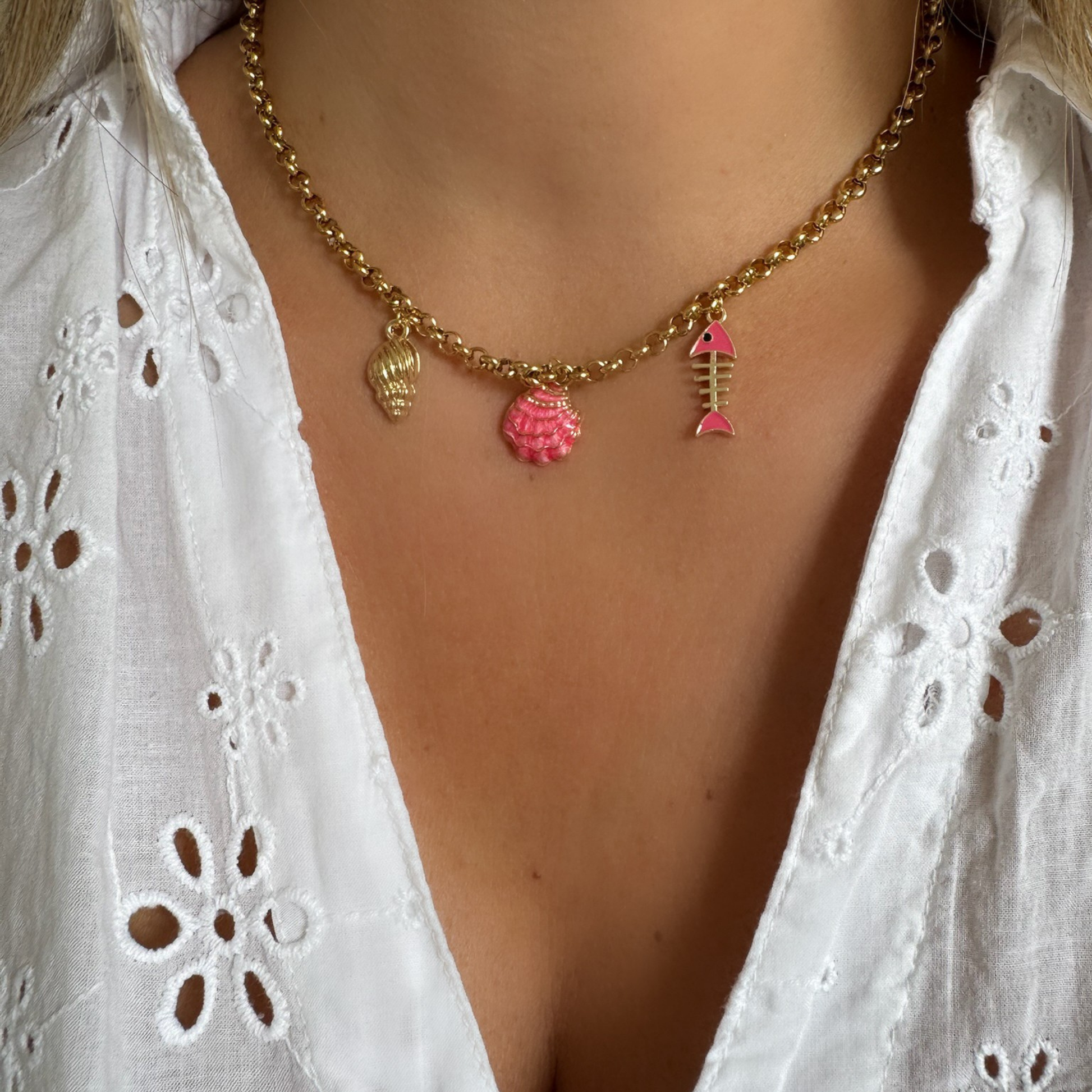 Collier Muriel rose