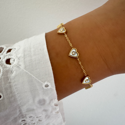 Bracelet Cassandra blanc