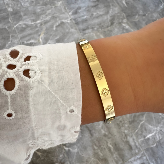 Bracelet jonc Natalia doré