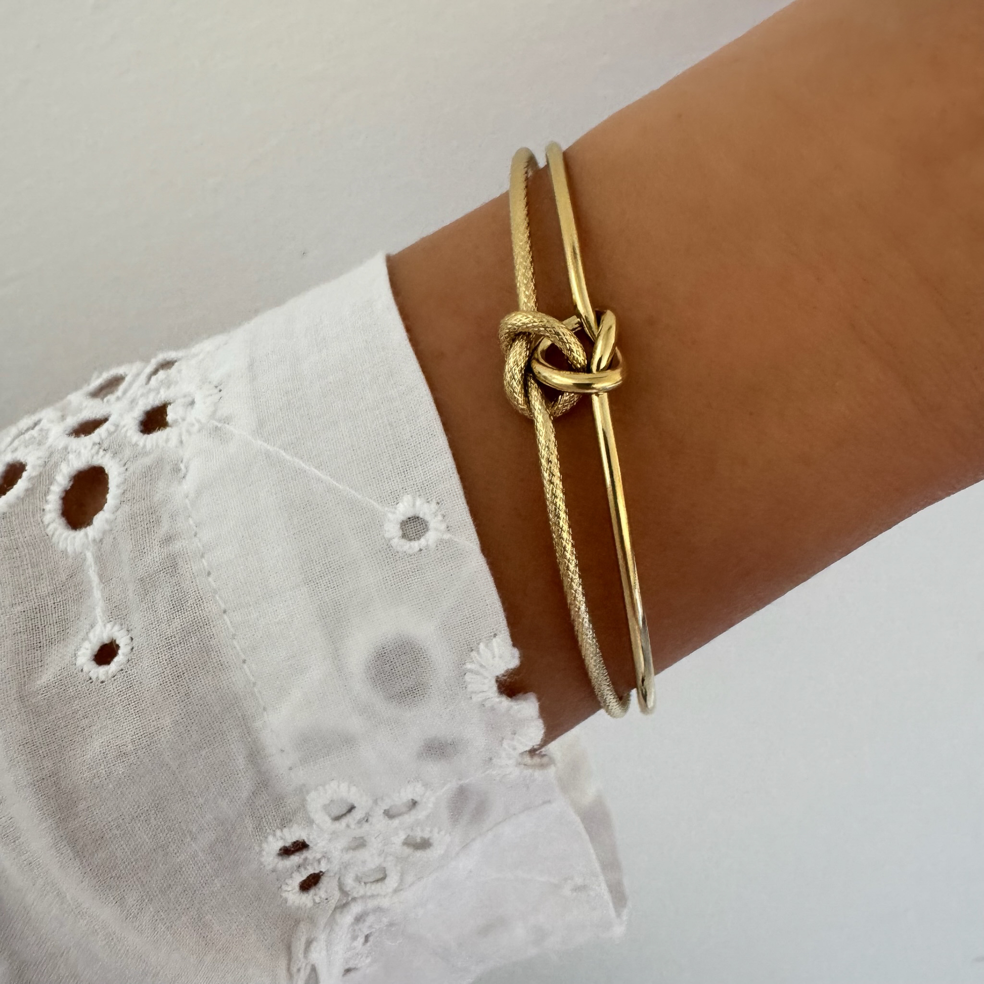 Bracelet jonc Noeud