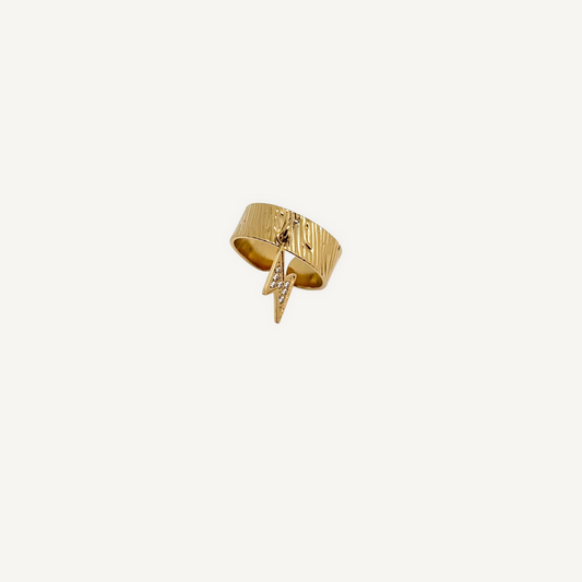 Bague Breloque Eclair