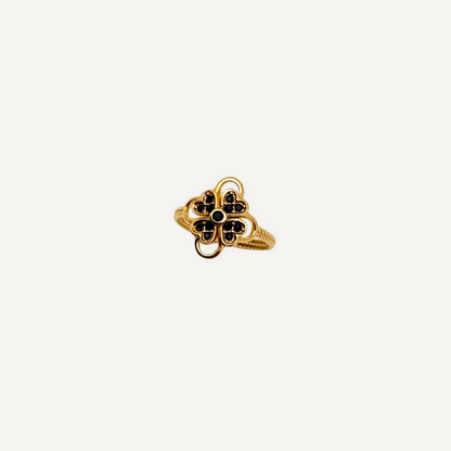 Bague Fleur Coeur