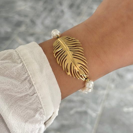 Bracelet Feuille