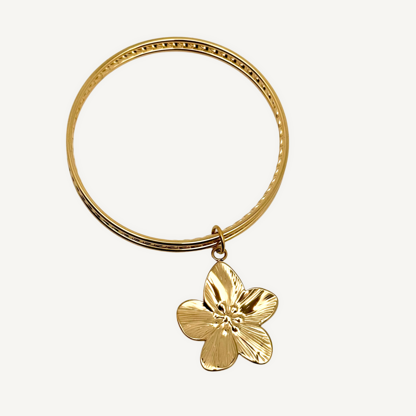 Bracelet Jonc Breloque Sabine Fleur