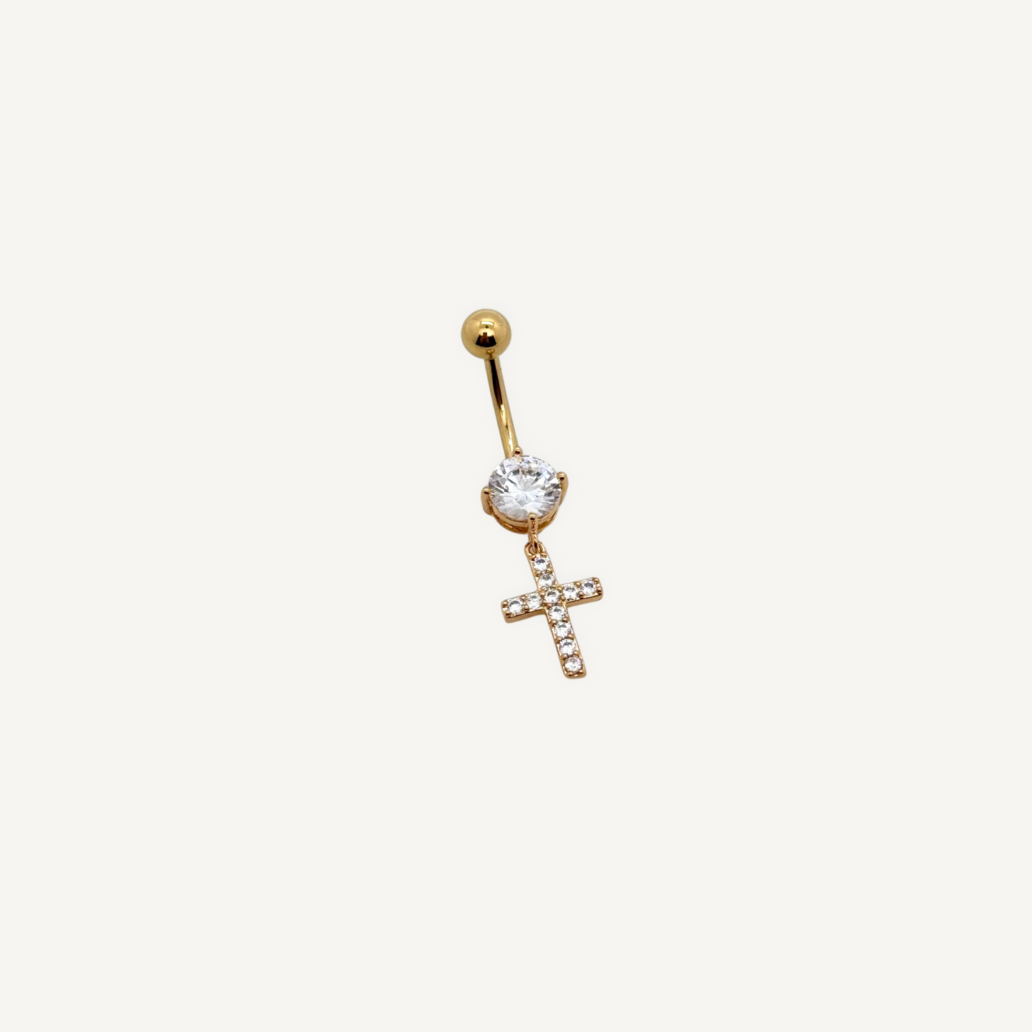 Piercing nombril Croix