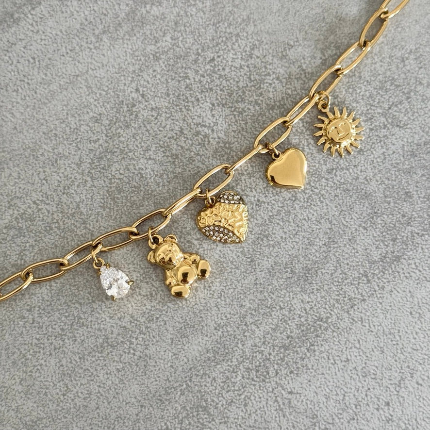 Bracelet Breloques Ourson