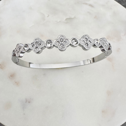 Bracelet jonc Noéline argenté