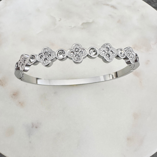 Bracelet jonc Noéline argenté