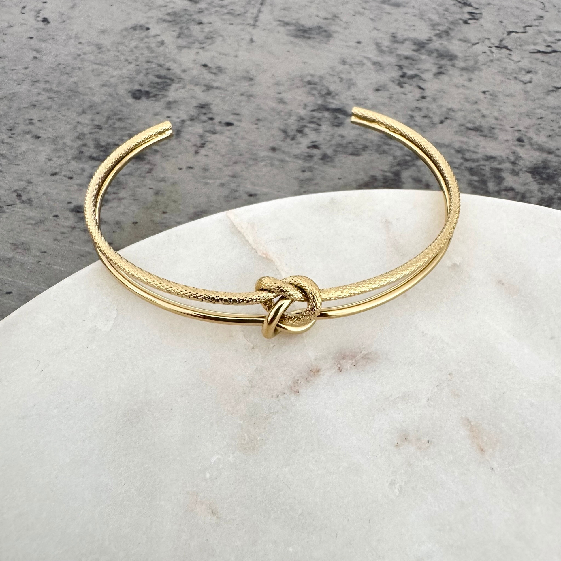 Bracelet jonc Noeud