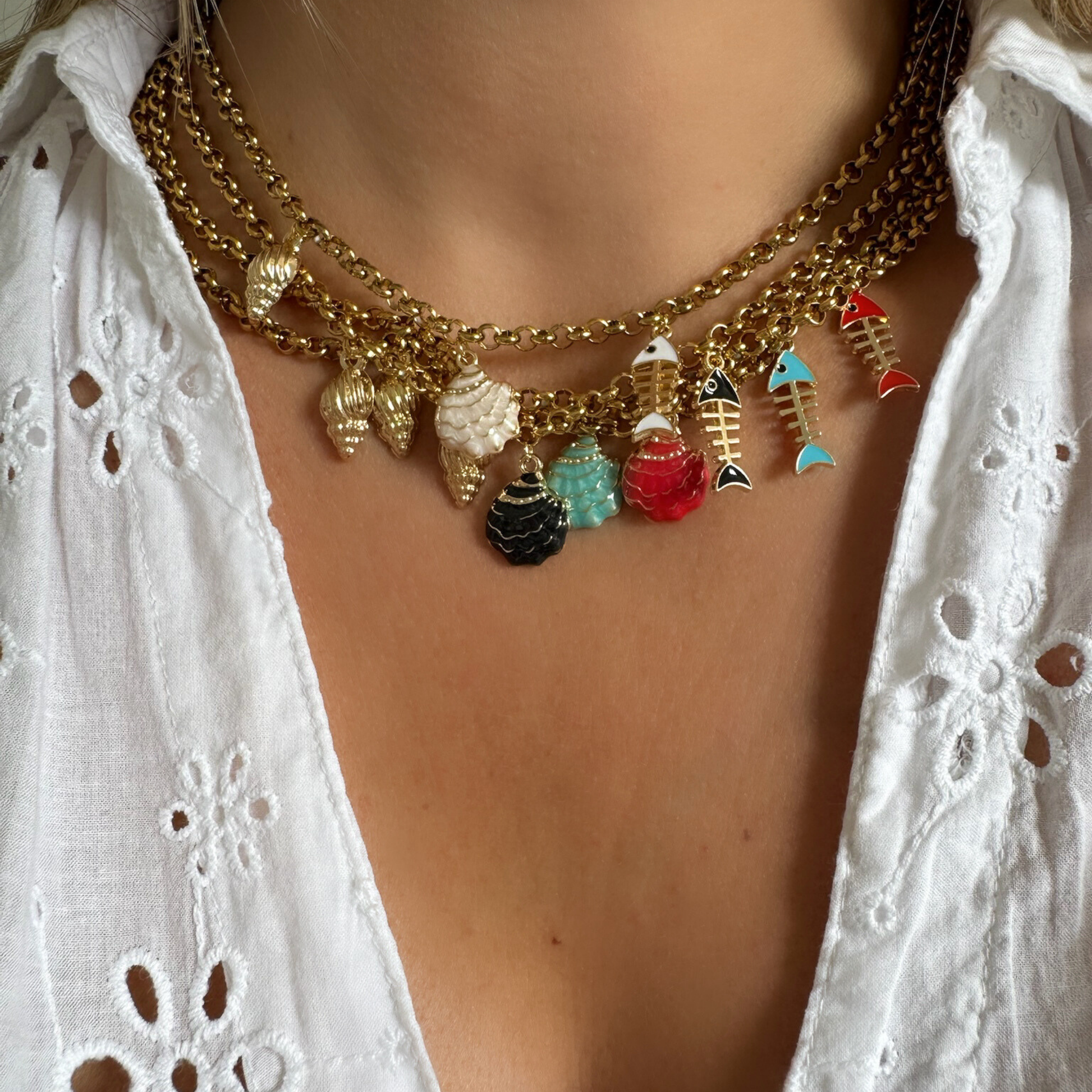 Collier Muriel rose