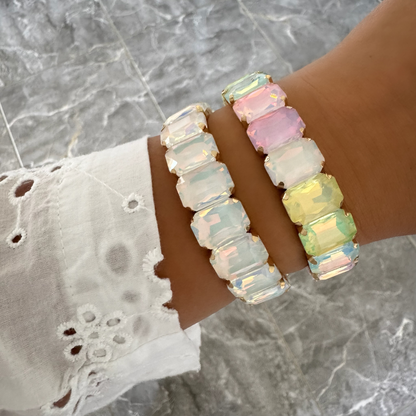 Bracelet Maxi Strass blanc
