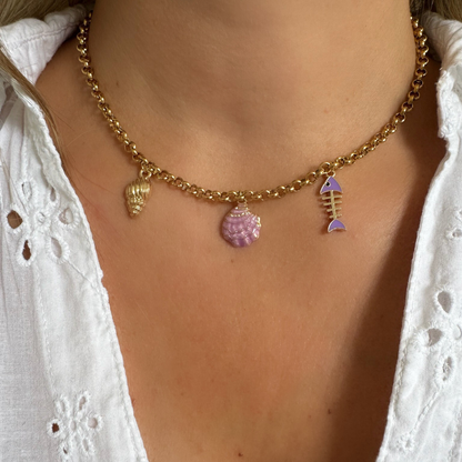 Collier Muriel violet