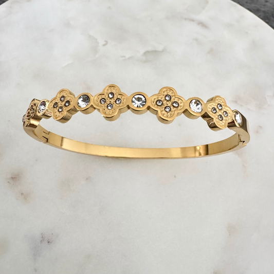 Bracelet jonc Noéline doré