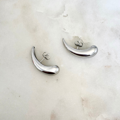 Boucles d'oreilles Clélie argenté