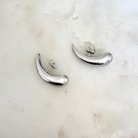 Boucles d'oreilles Clélie argenté