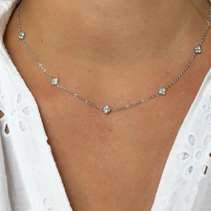 Collier Nancy argenté