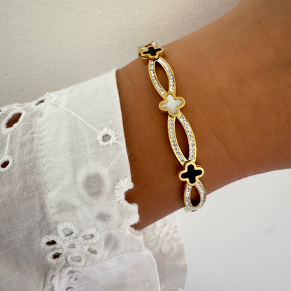 Bracelet jonc Elyn doré