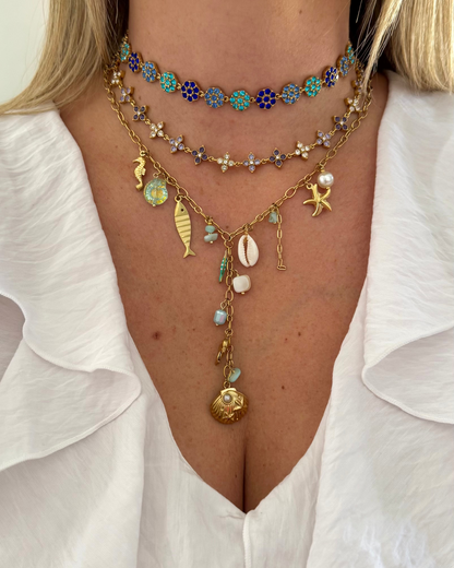 Collier Majesté bleu