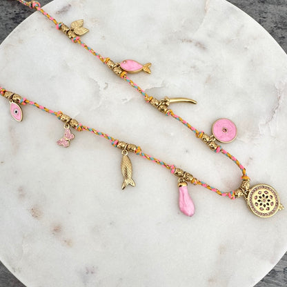 Collier Lexie rose
