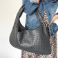 Sac Tressé Maddy gris