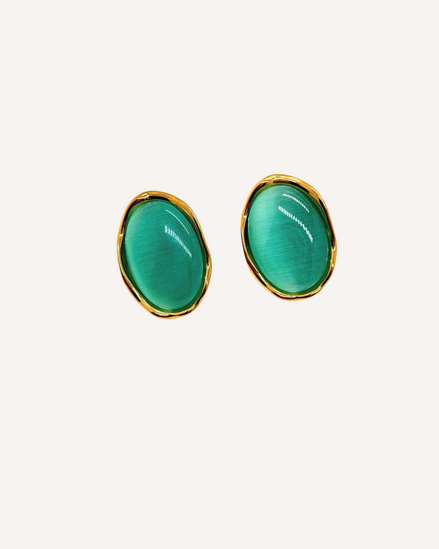 Boucles d'oreilles Zélie Vert