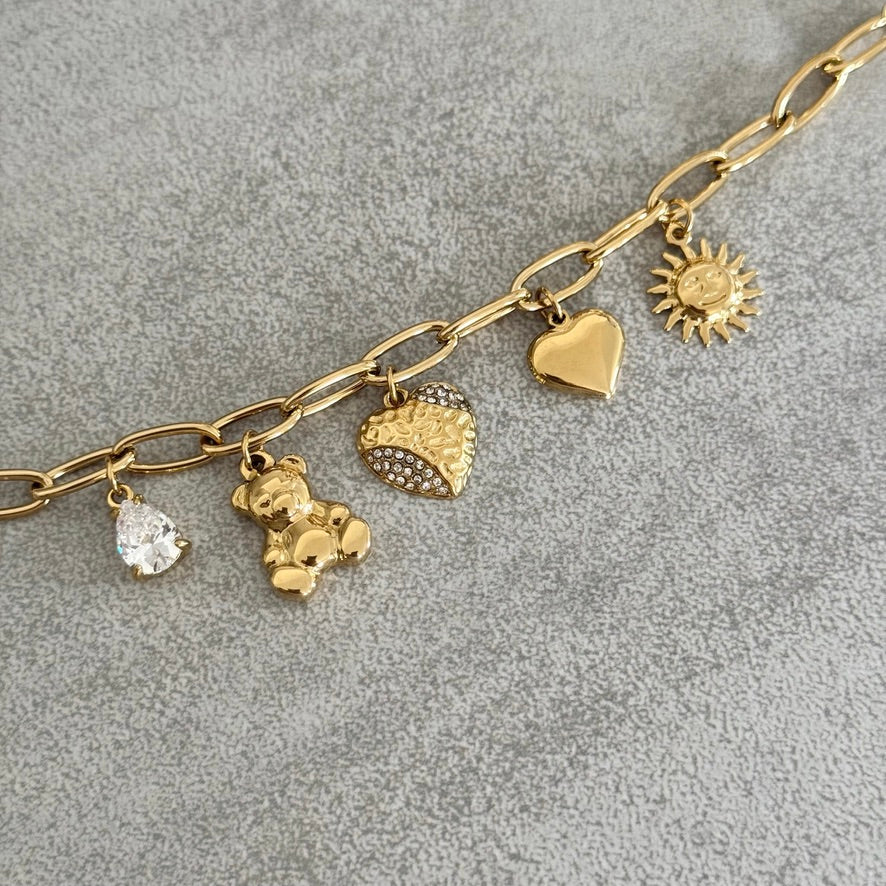 Bracelet Breloques Ourson